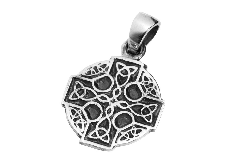 Schmuck Anhänger Thara Ø 1,9 cm – Silber 925 – Vier-Elemente-Amulett für Balance & Schutz