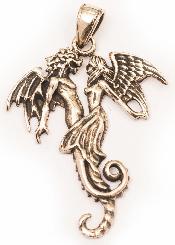 Anhänger SUCCUBUS IN LOVE aus Bronze – Symbol für Verführung und Leidenschaft (4,7 cm)