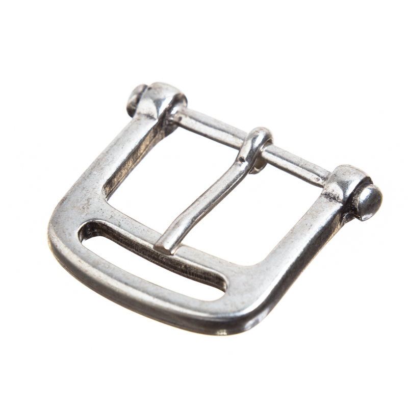 mittelalterliche Rüstungsschließe, silberfarben