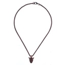 Halskette „Fenrir“ – Kupferfarbener Wolfsanhänger aus der Welt der nordischen Mythen