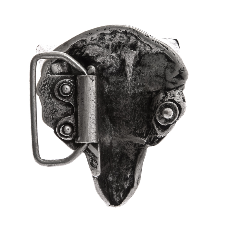 Wolfskopf, kupferfarbene Schließe