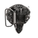 Wolfskopf, kupferfarbene Schließe