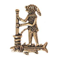 [07 PZ Monkey-b] Pilgerzeichen "Affenarzt" (Bronze)