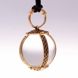 [0 Kugel-Anh-br] Fränkischer Kugelanhänger (Bronze)