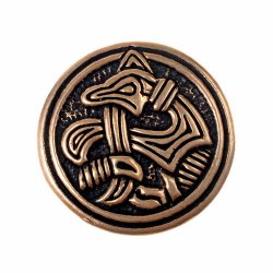 [08 ZN Bodo.ma.br] Runder Gürtelbeschlag aus Norwegen (Bronze)