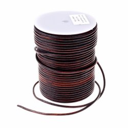 Rolle Endlos-Lederband - 4 mm / 50 m