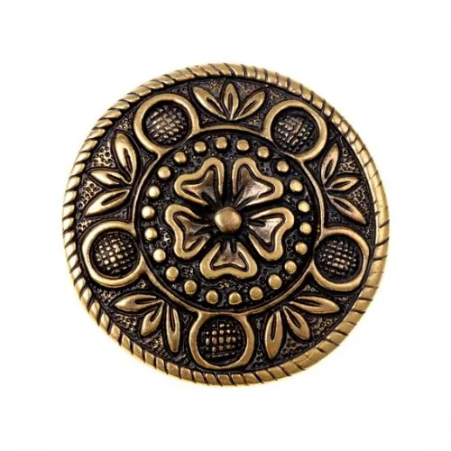 [06 Tasselscheibe.me.br] Tasselscheibe Hochmittelalter Replik (bronze)