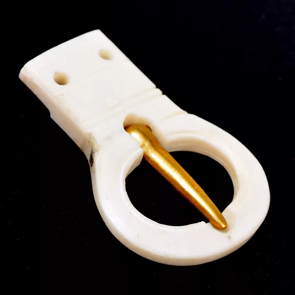 [17 KNS York] Knochen-Schnalle "Jorvik" - 2 cm