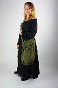 Umhängetasche "Leti" in Grün – Praktisches Accessoire für Mittelalter und LARP